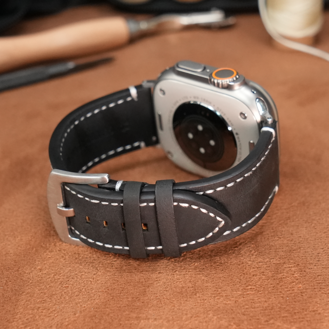 Universal Vintage Leather Band – 20-26mm for Apple Watch & Traditional Watches – Italian Cowhide