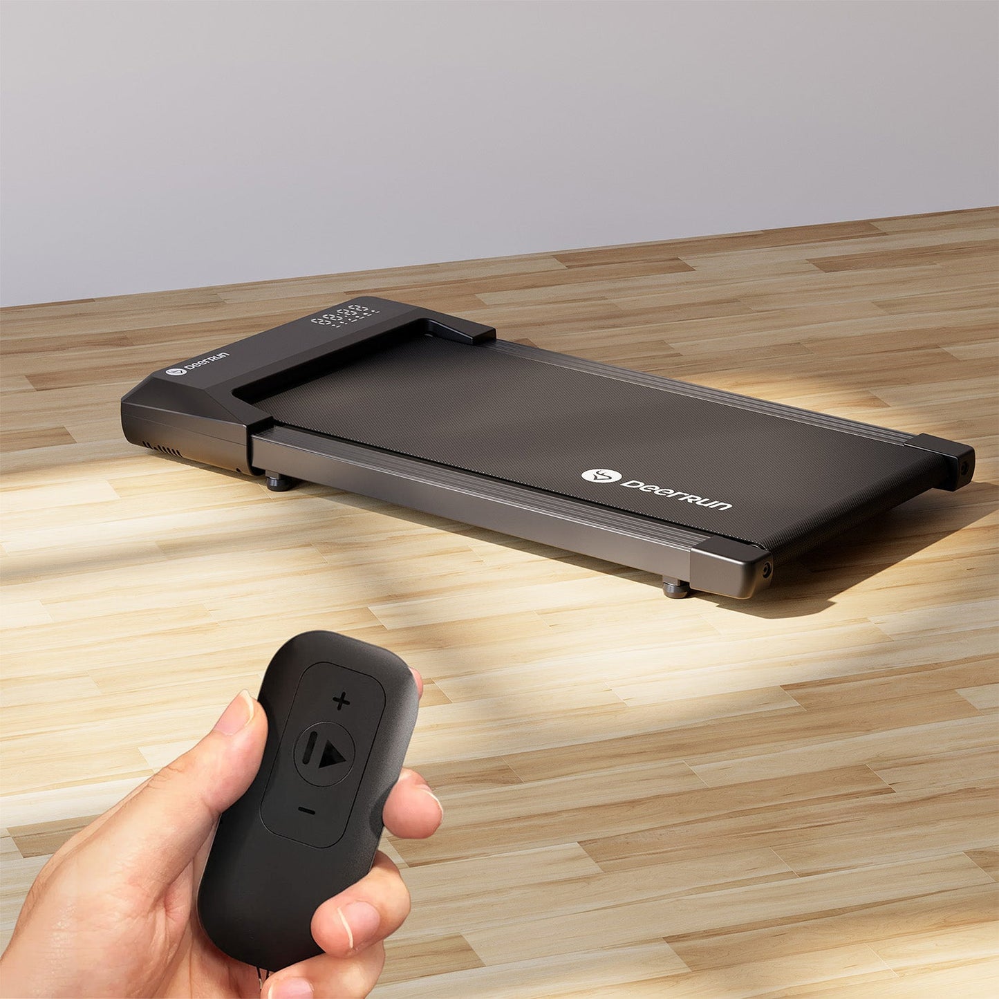 DeerRun Q1 Urban Mini Under-Desk Treadmill with Remote Control