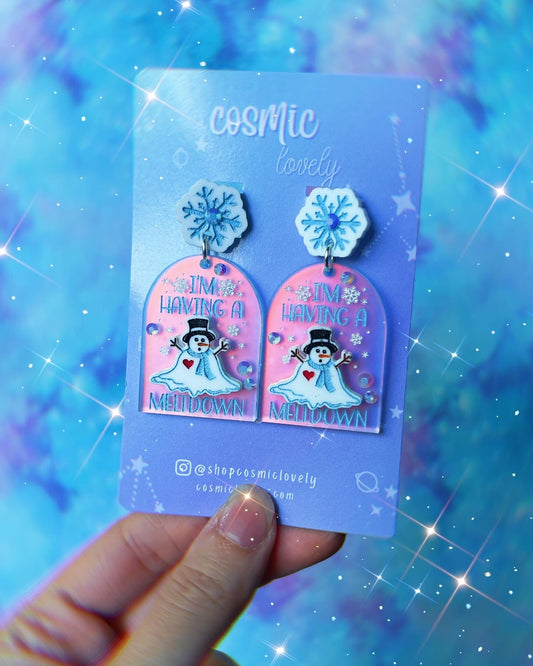 Im having a Meltdown Earrings