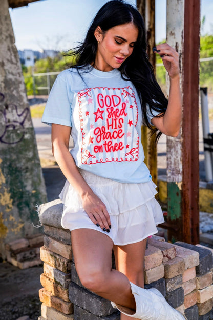 God shed his grace tee