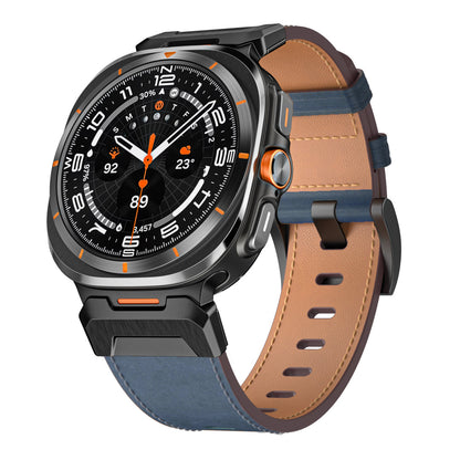 Tactical Leather Band For Galaxy Watch 20mm