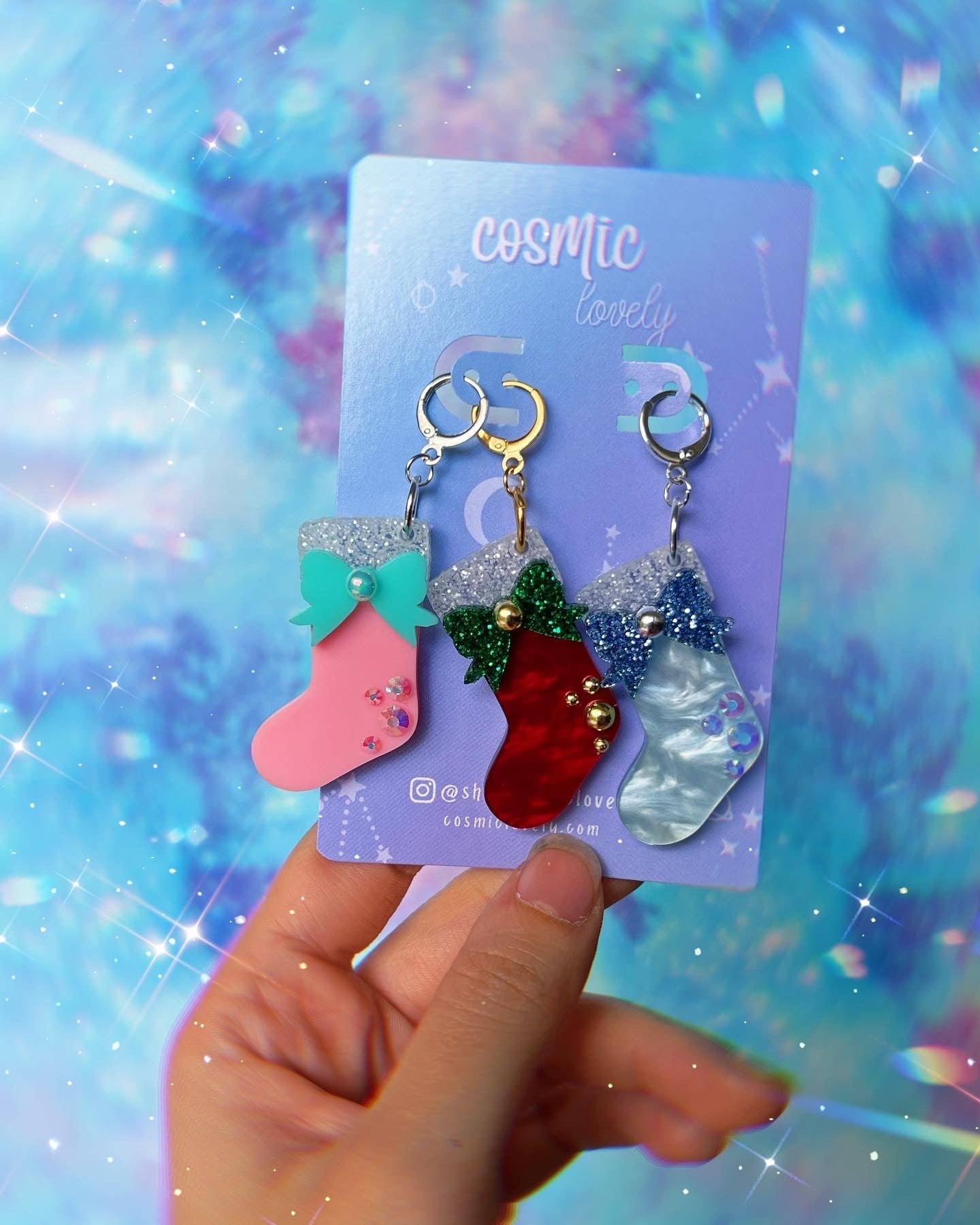 Holiday Stocking Earrings