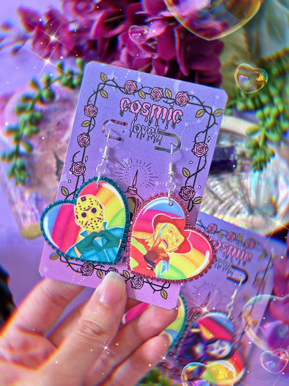 Spooky Lisa Dude Earrings