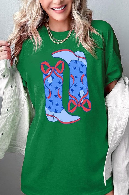 American Cowgirl Boots Graphic Plus Tee