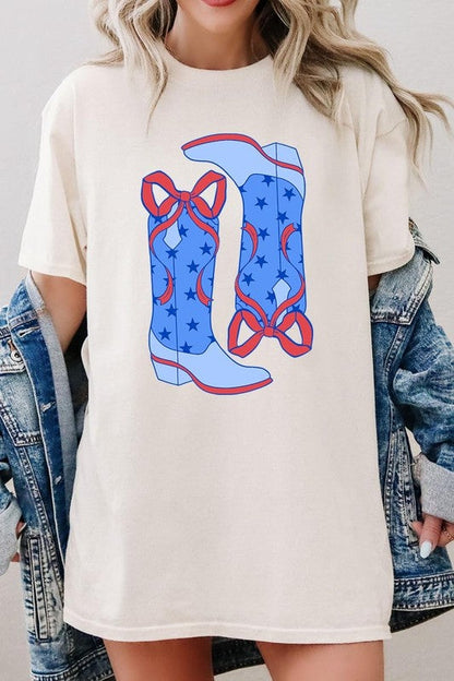 American Cowgirl Boots Graphic Plus Tee