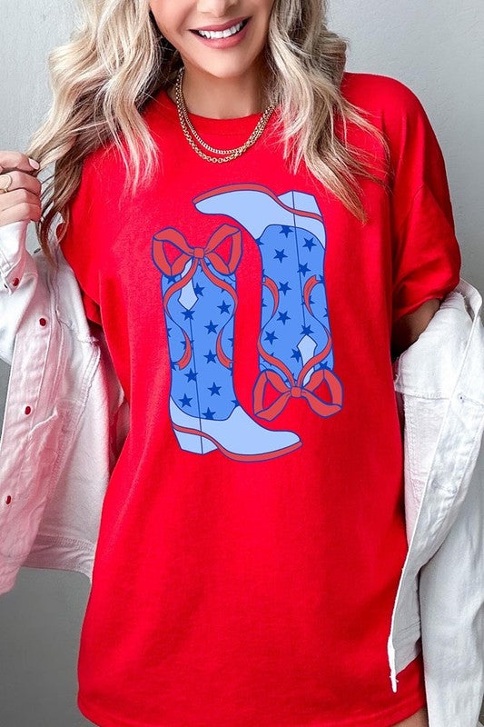 American Cowgirl Boots Graphic Plus Tee