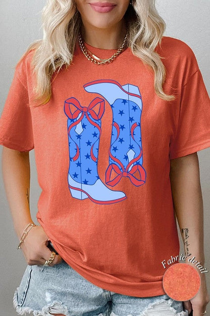 American Cowgirl Boots Graphic Plus Tee