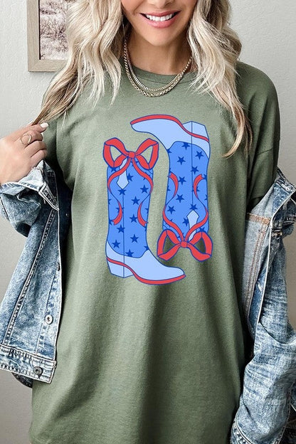 American Cowgirl Boots Graphic Plus Tee