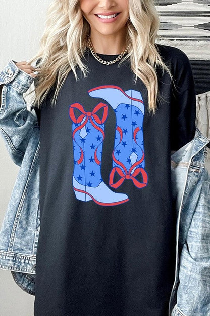 American Cowgirl Boots Graphic Plus Tee
