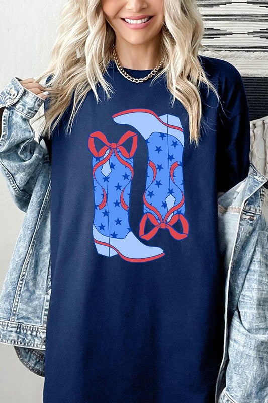 American Cowgirl Boots Graphic Plus Tee