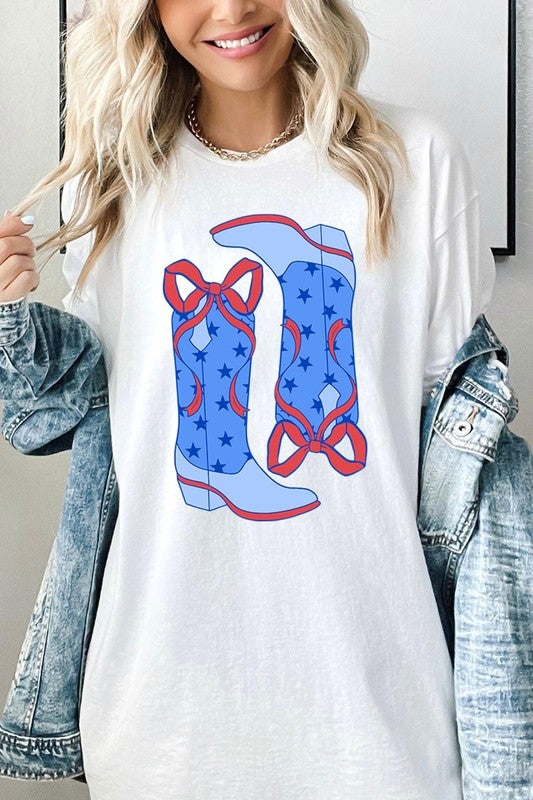 American Cowgirl Boots Graphic Plus Tee
