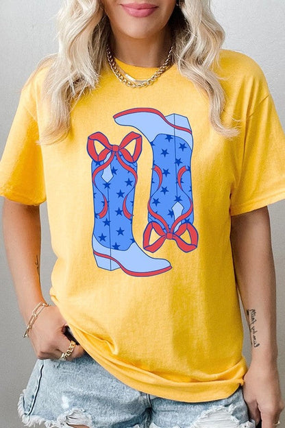 American Cowgirl Boots Graphic Plus Tee