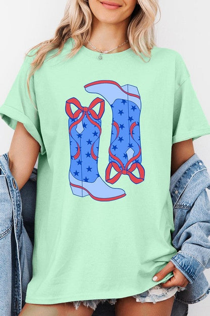 American Cowgirl Boots Graphic Plus Tee