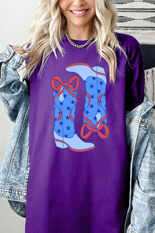 American Cowgirl Boots Graphic Plus Tee