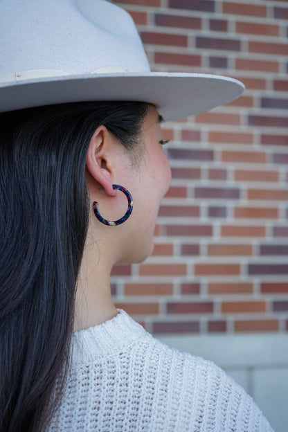 Camy Hoops - Jeweled Twilight