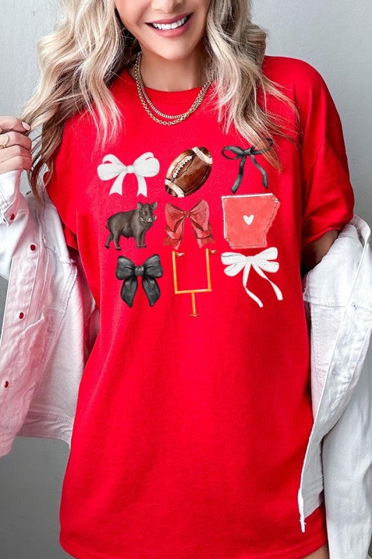 Arkansas Football Graphic Plus Heavy Cotton Tee