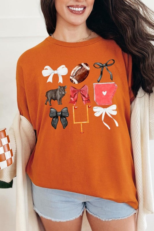 Arkansas Football Graphic Plus Heavy Cotton Tee