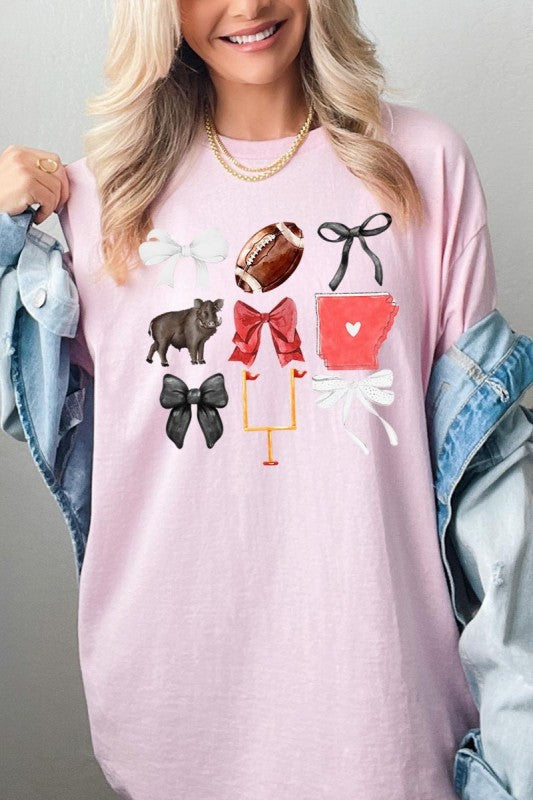 Arkansas Football Graphic Plus Heavy Cotton Tee