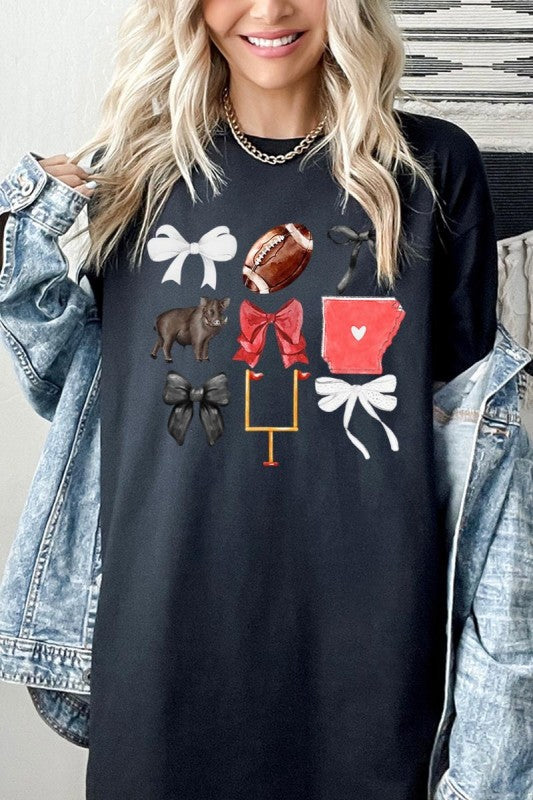 Arkansas Football Graphic Plus Heavy Cotton Tee