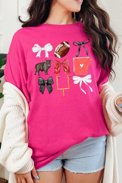 Arkansas Football Graphic Plus Heavy Cotton Tee