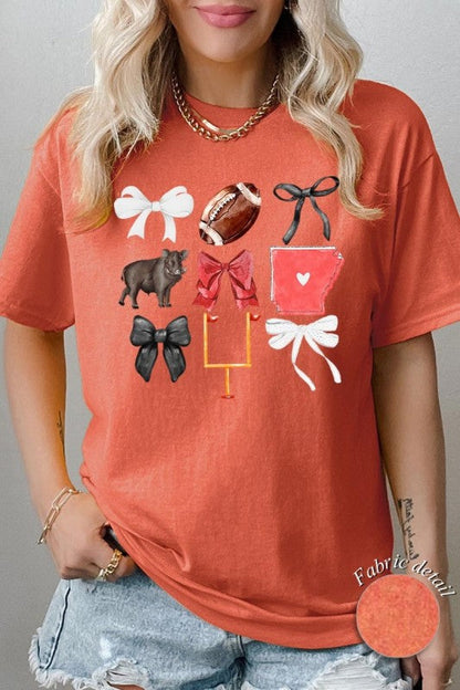 Arkansas Football Graphic Plus Heavy Cotton Tee