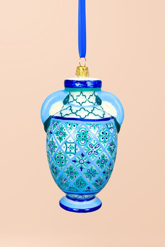 Napoli Vase Polish Glass Ornament