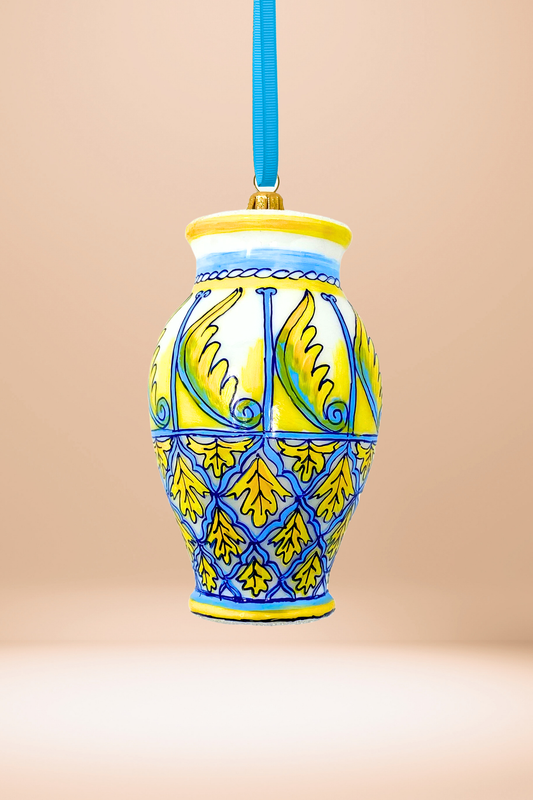Salerno Vase Polish Glass Ornament
