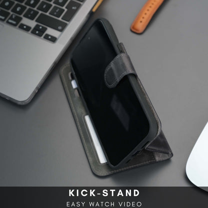 Casper iPhone 16 Pro Wallet Case Leather MagSafe