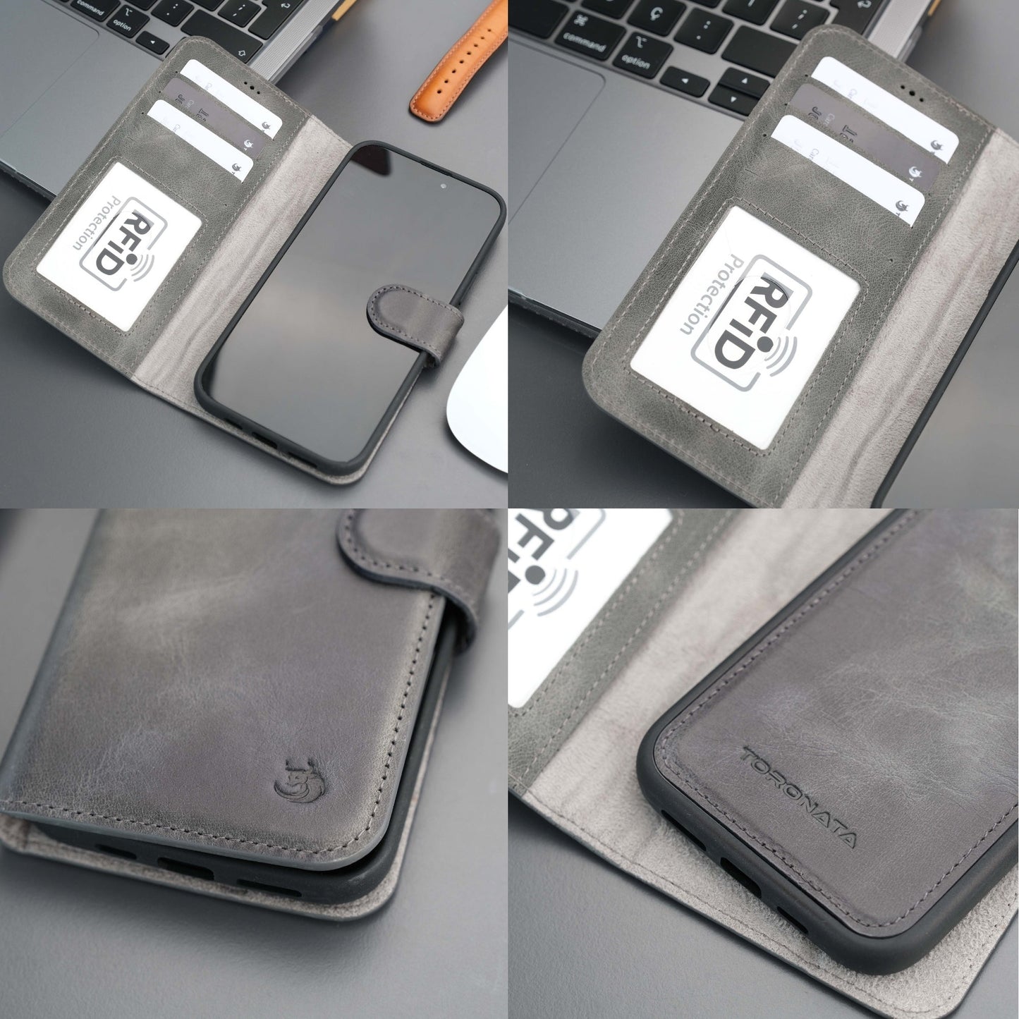 Casper Leather iPhone 14 Wallet Case | MagSafe