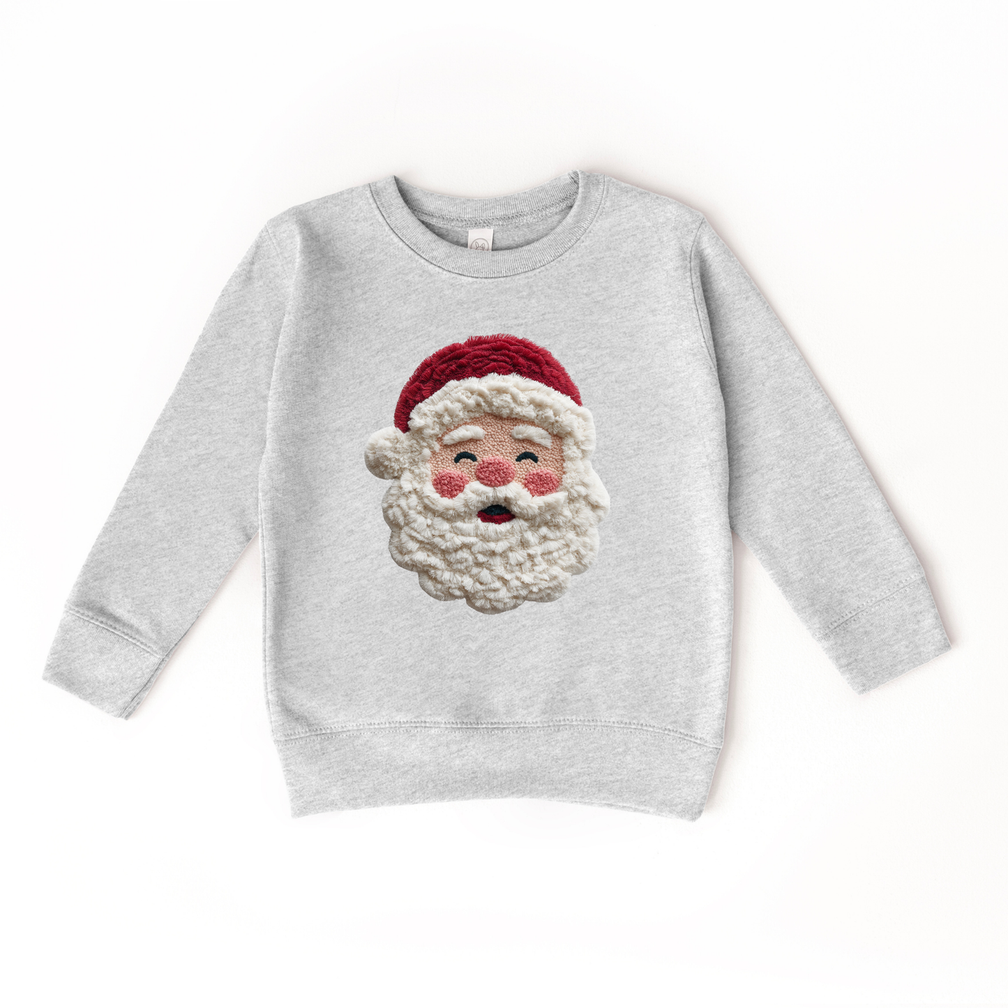 Faux Yarn Santa Claus Sweatshirt