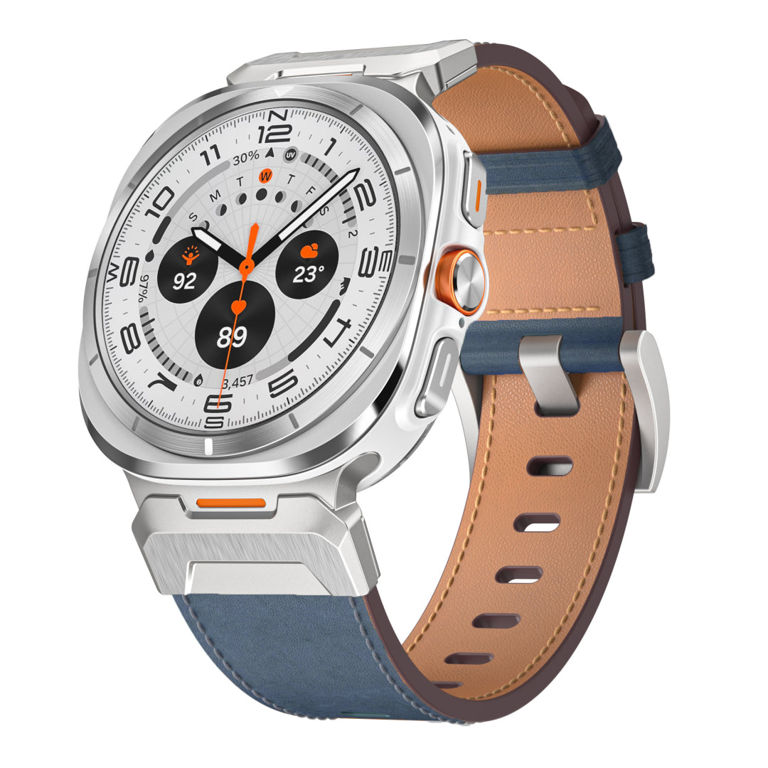 Tactical Leather Band For Galaxy Watch 20mm