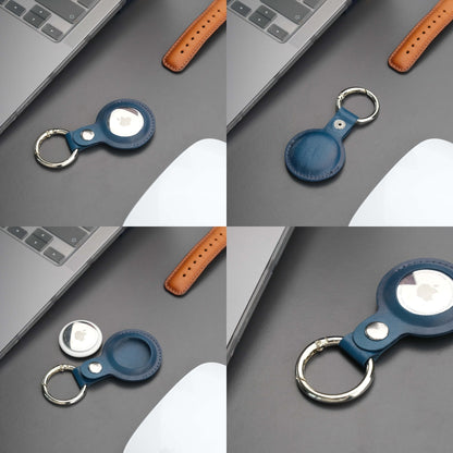 Saratoga Leather AirTag Holder