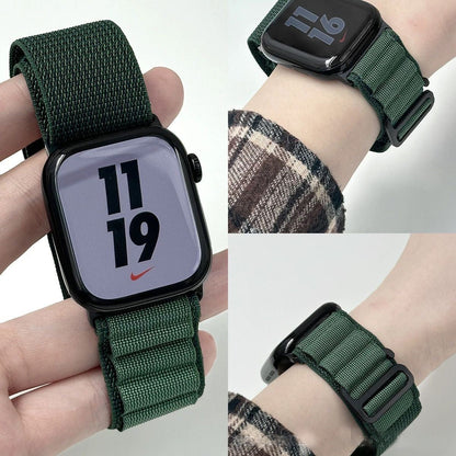Stretch Alpine Loop Band for Apple Watch – Nylon D-Hook Strap