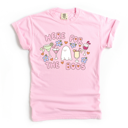 Here for the Boos Oversized Adult Tee