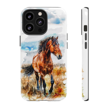 WATERCOLOR HORSE | Tough Phone Case