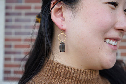 Emma Earrings - Mahogany