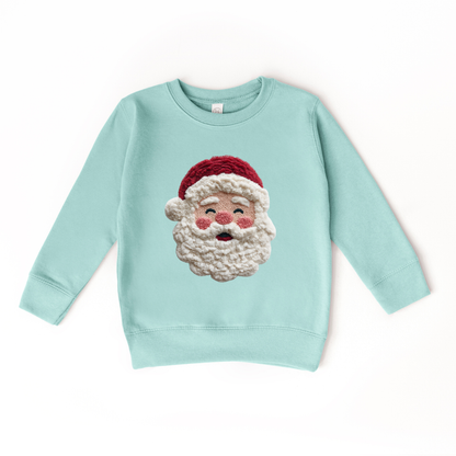 Faux Yarn Santa Claus Sweatshirt