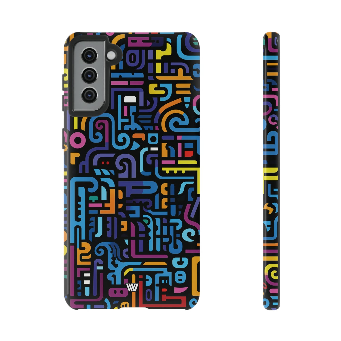 NEON GLYPHS | Tough Phone Case