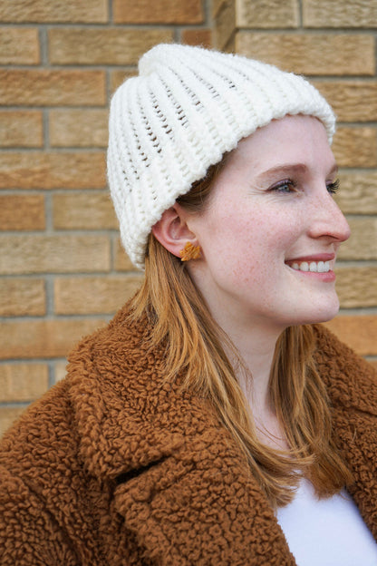 Maple Leaf Studs - Fall Leaves