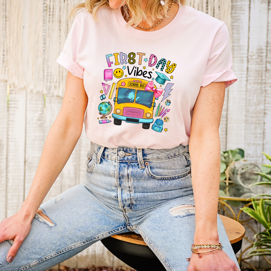 First Day of School Bus Vibes
