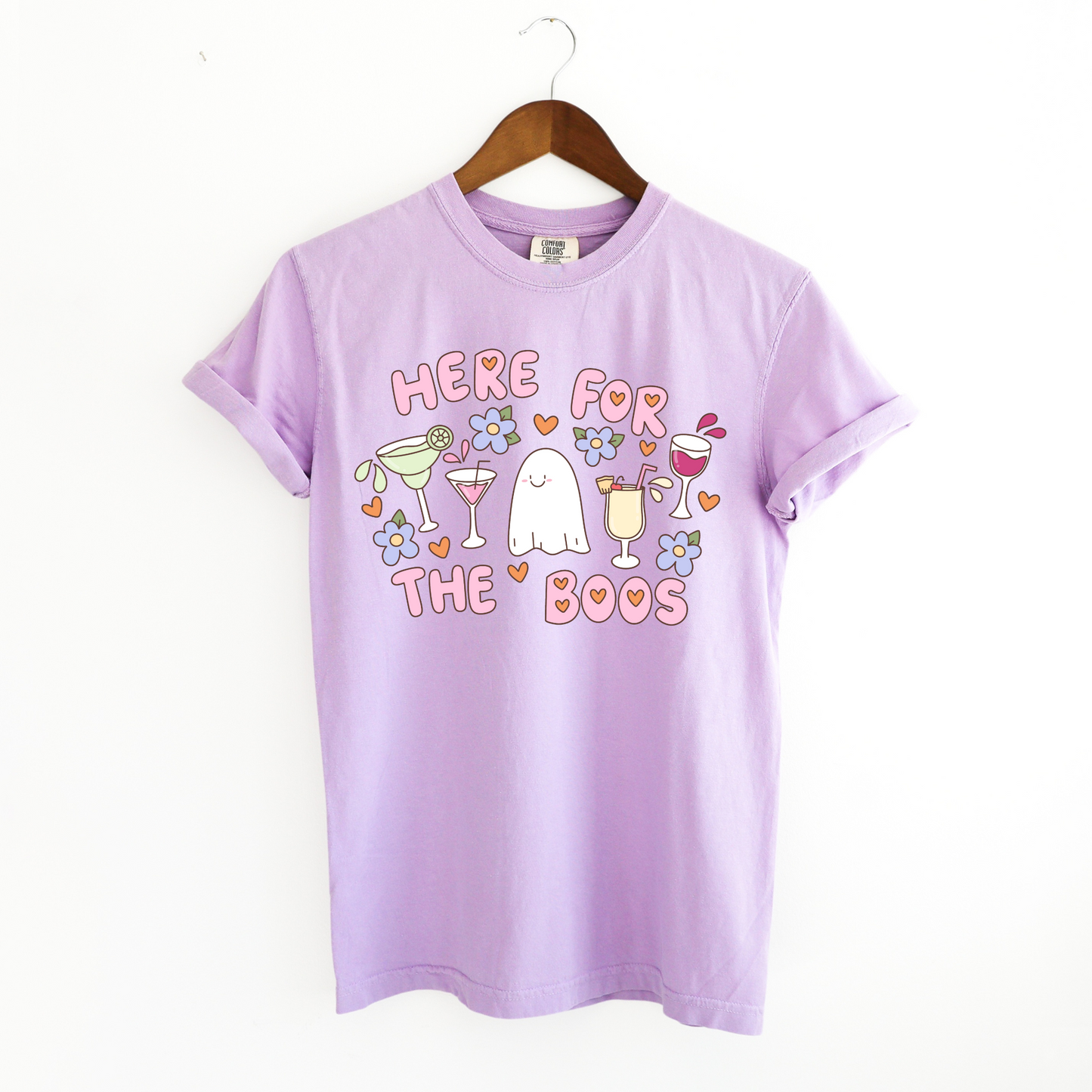 Here for the Boos Oversized Adult Tee