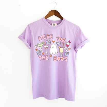 Here for the Boos Oversized Adult Tee