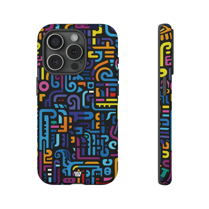 NEON GLYPHS | Tough Phone Case