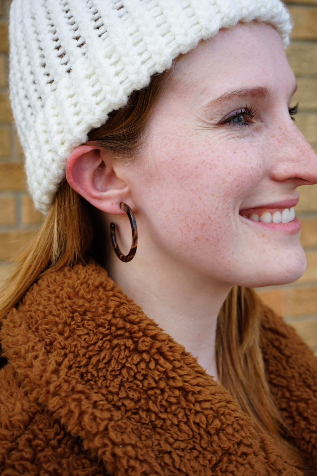 Camy Hoops - Coffee Shimmer