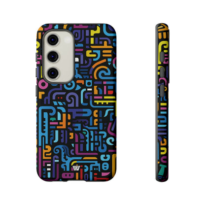 NEON GLYPHS | Tough Phone Case