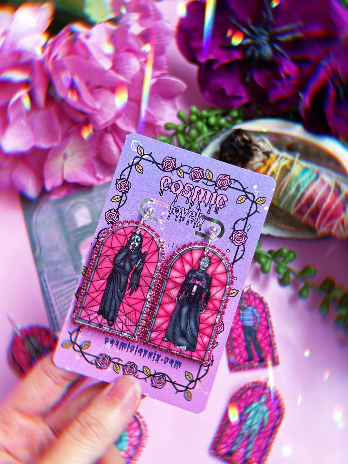 BARBlECORE Spooky Guys Arch Earrings