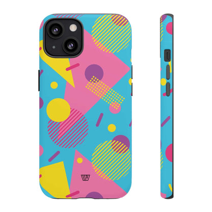 80s / 90s RETRO PATTERN LIGHT BLUE | Tough Phone Case