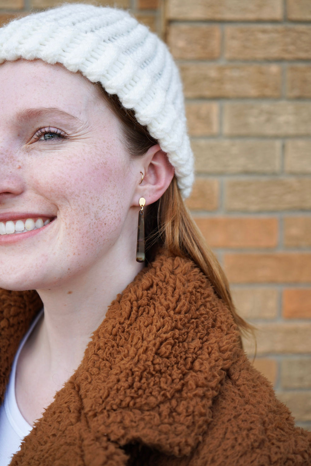 Blair Earrings - Coffee Shimmer