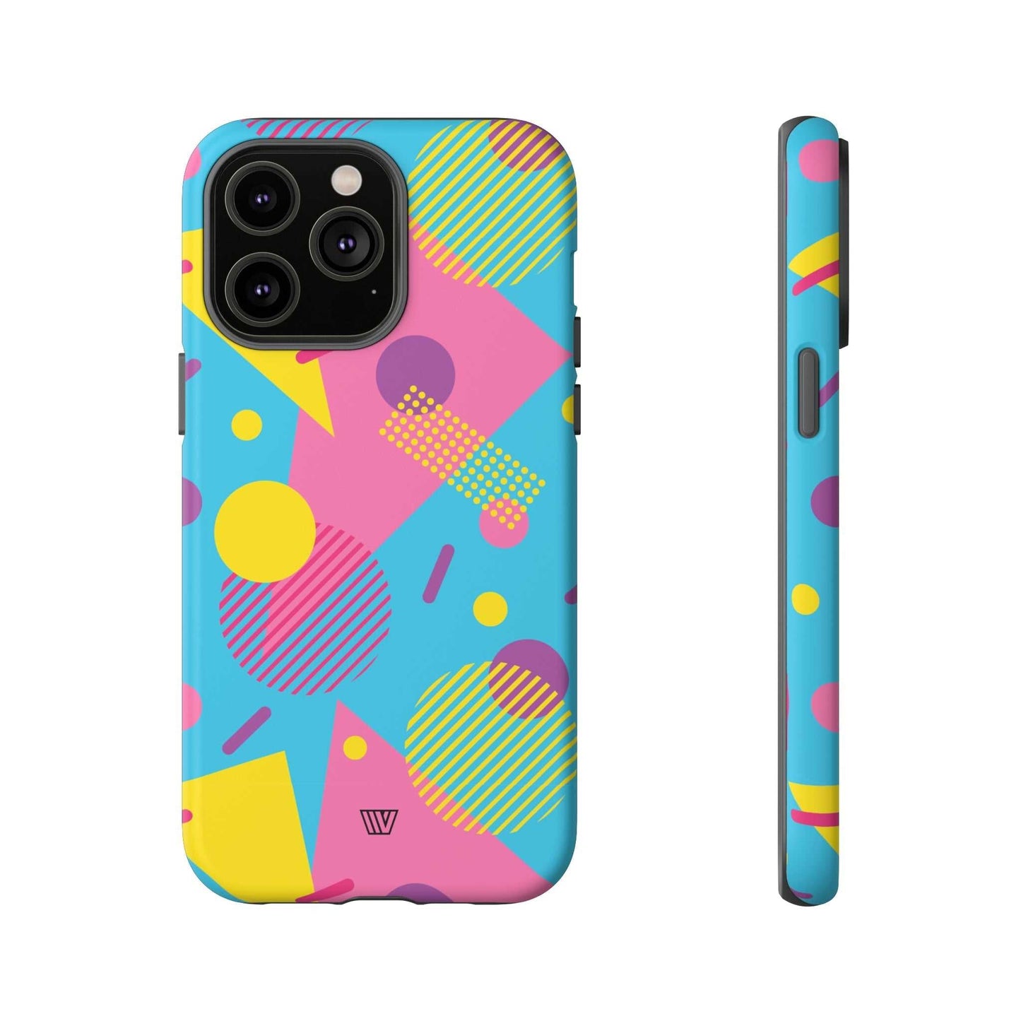 80s / 90s RETRO PATTERN LIGHT BLUE | Tough Phone Case