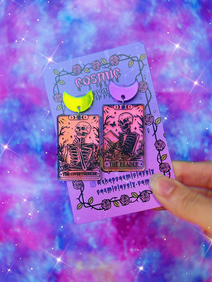 Halloween Tarot Card Earrings